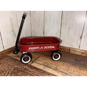 RADIO FLYER LITTLE MINI RED WAGON CHILD TOY PLUSH GIFT BASKET BABY SHOWER DECOR